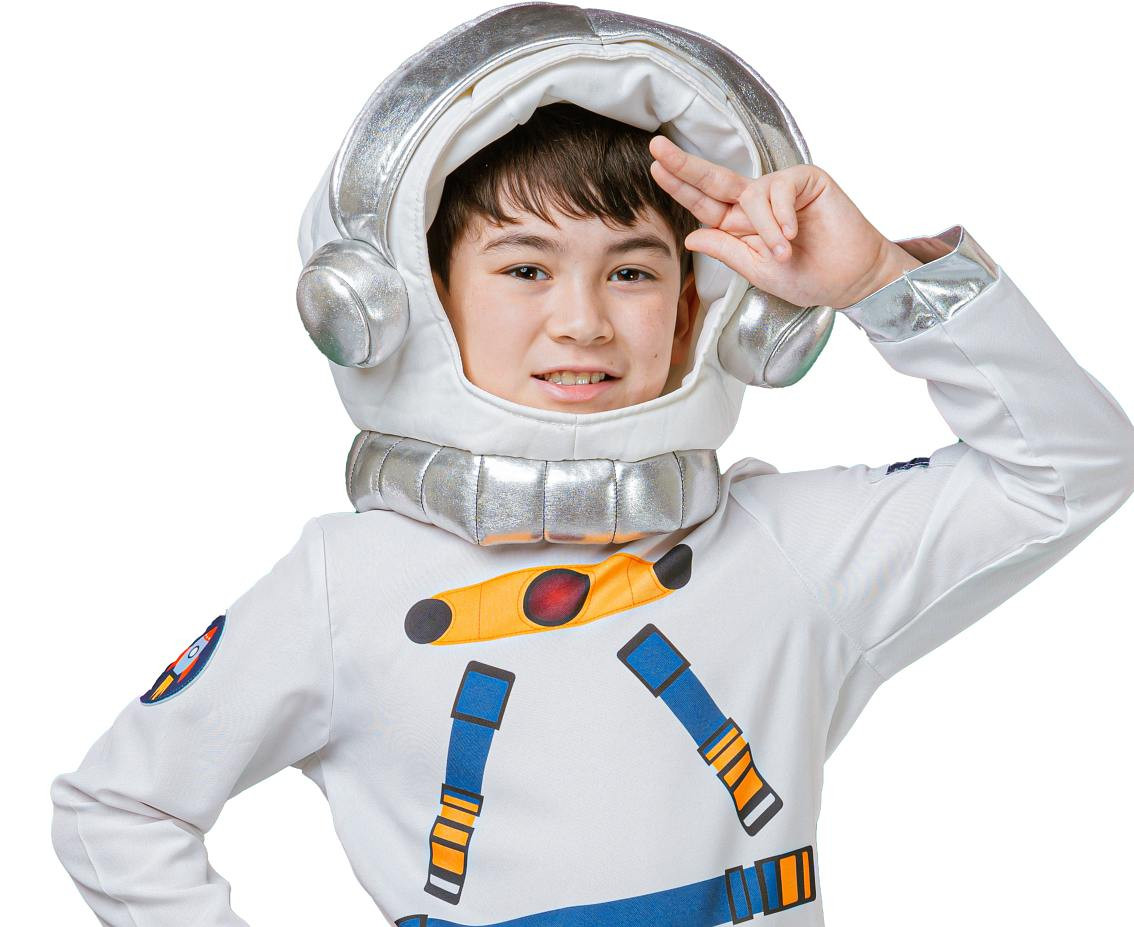 Role play-set for kids Astronaut (jumpsuit, hat), size 110/120 cm